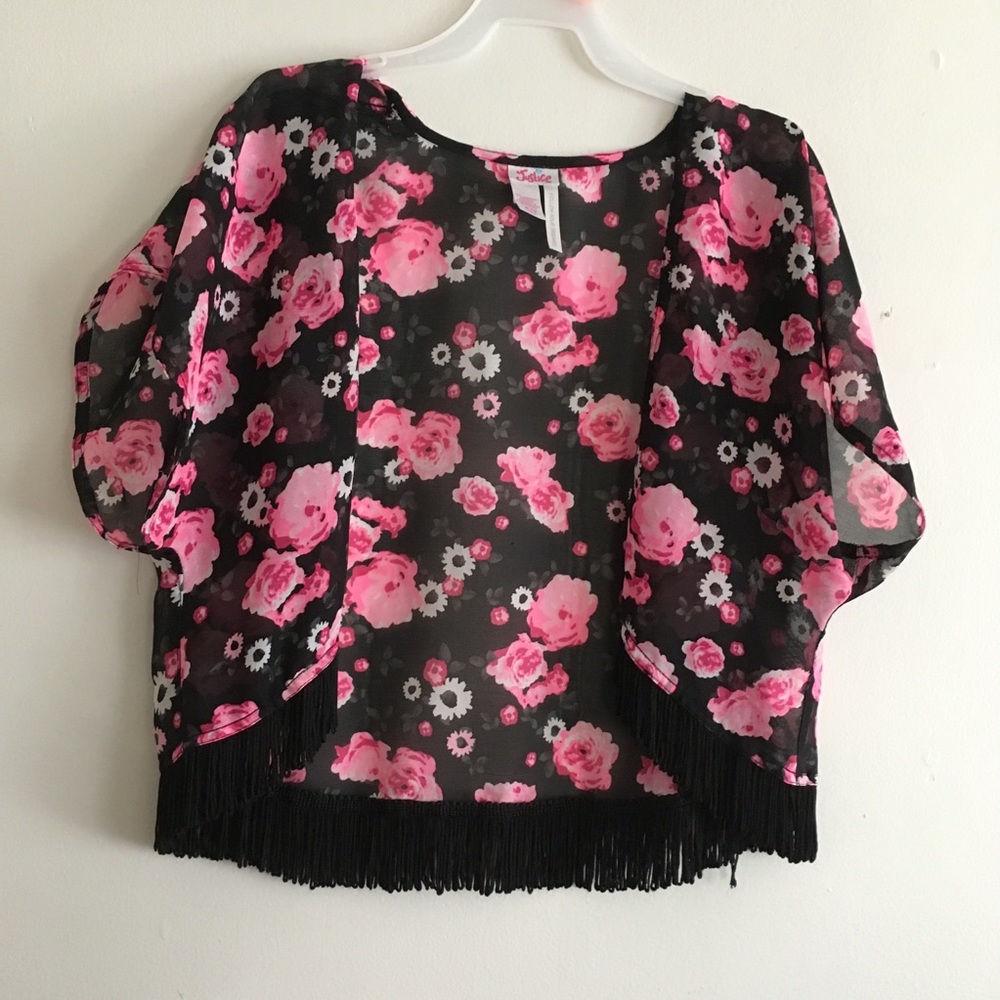 Justice floral kimono 6/7